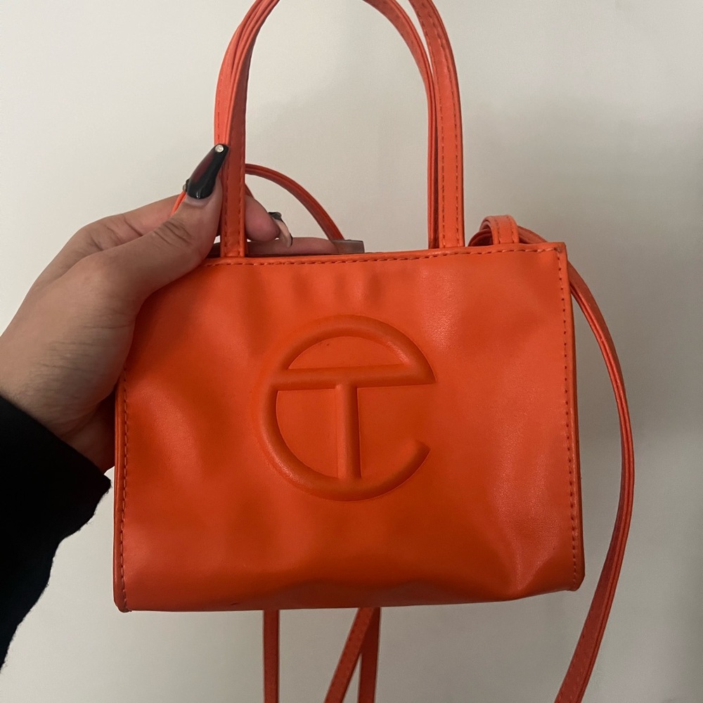 Telfar Bright Orange Mini Bag